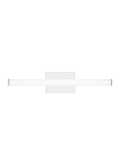 Satin Nickel Square 24 Bath Light B946