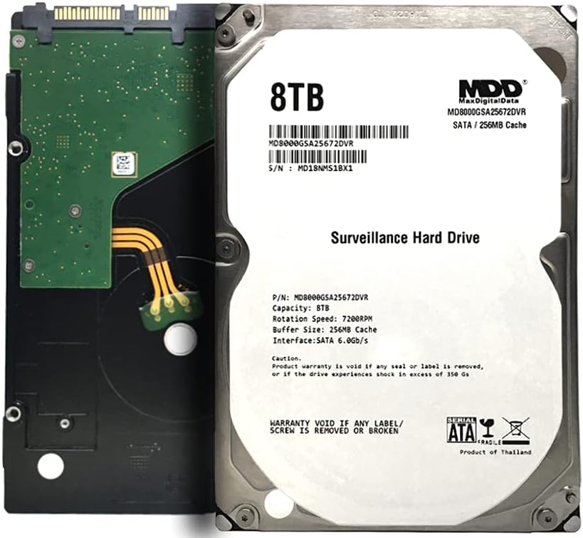 8TB 7200 RPM 256MB Cache SATA 6.0Gb/s 3.5inch Internal Hard Drive H936