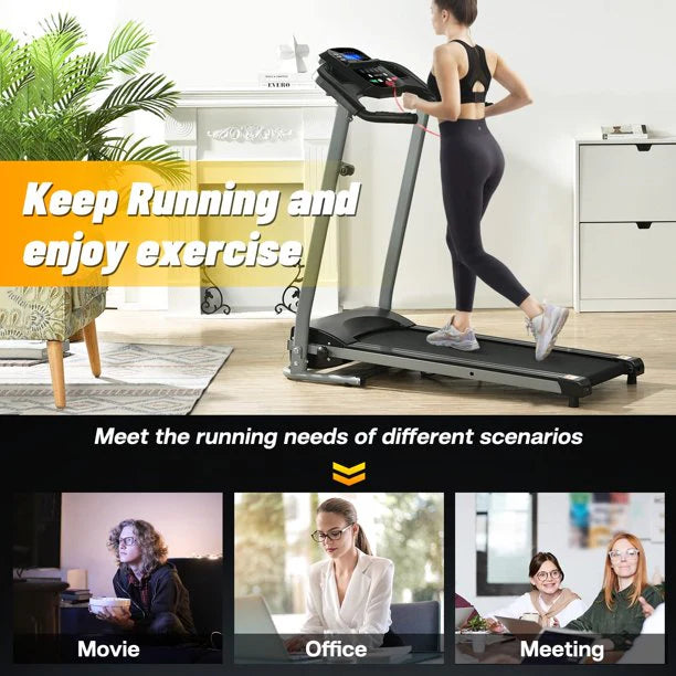 Foldable Incline Treadmill 230 LB Capacity N1997