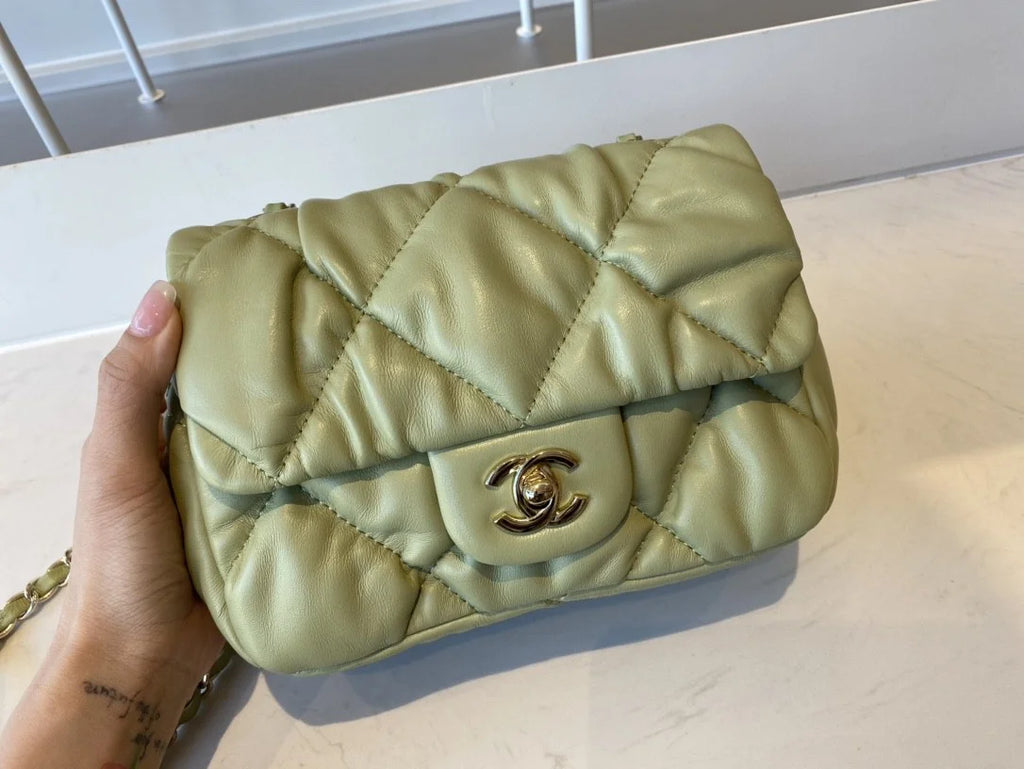 Green Small Flap Bag H4073
