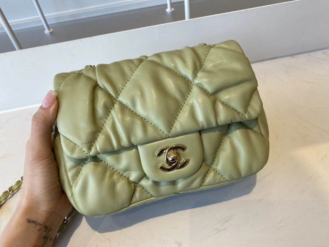 Green Small Flap Bag H4073