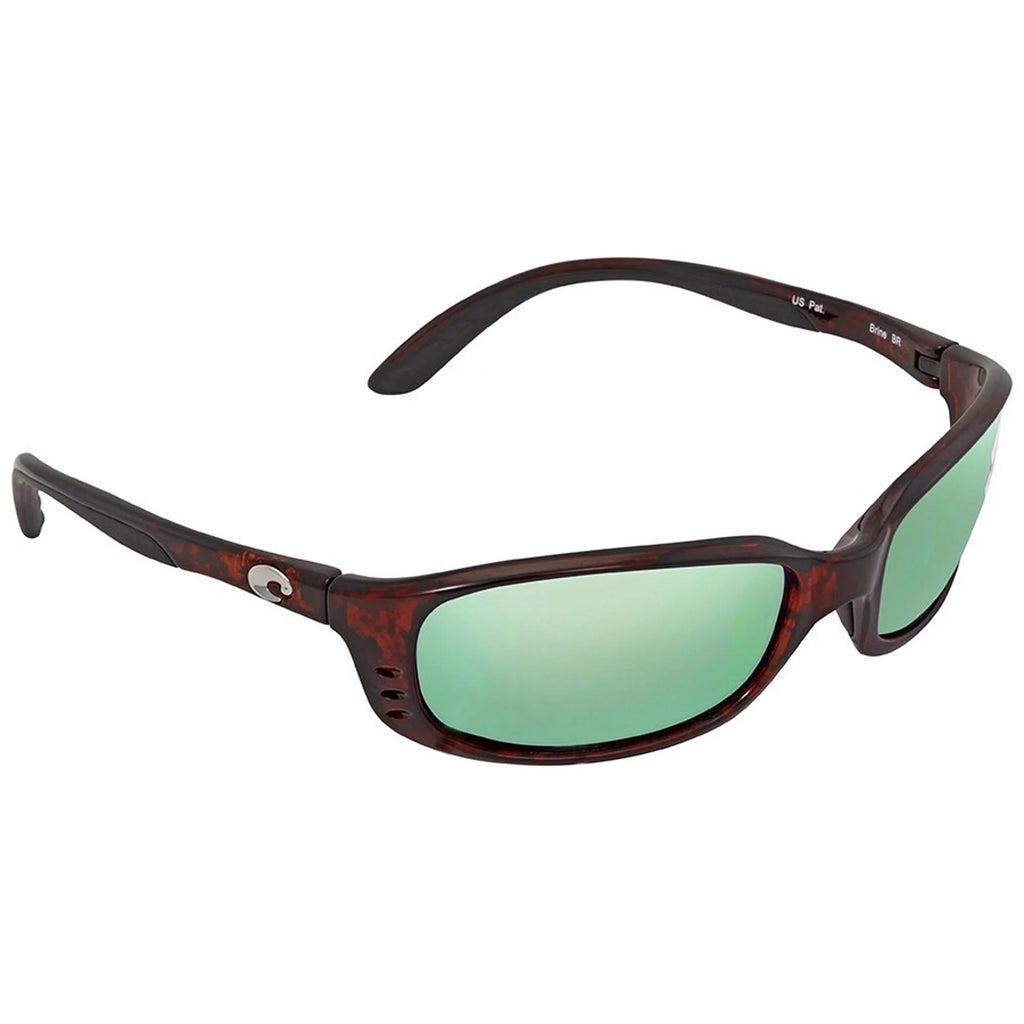 Green Mirror Glass Lens Unisex Sunglasses O8619