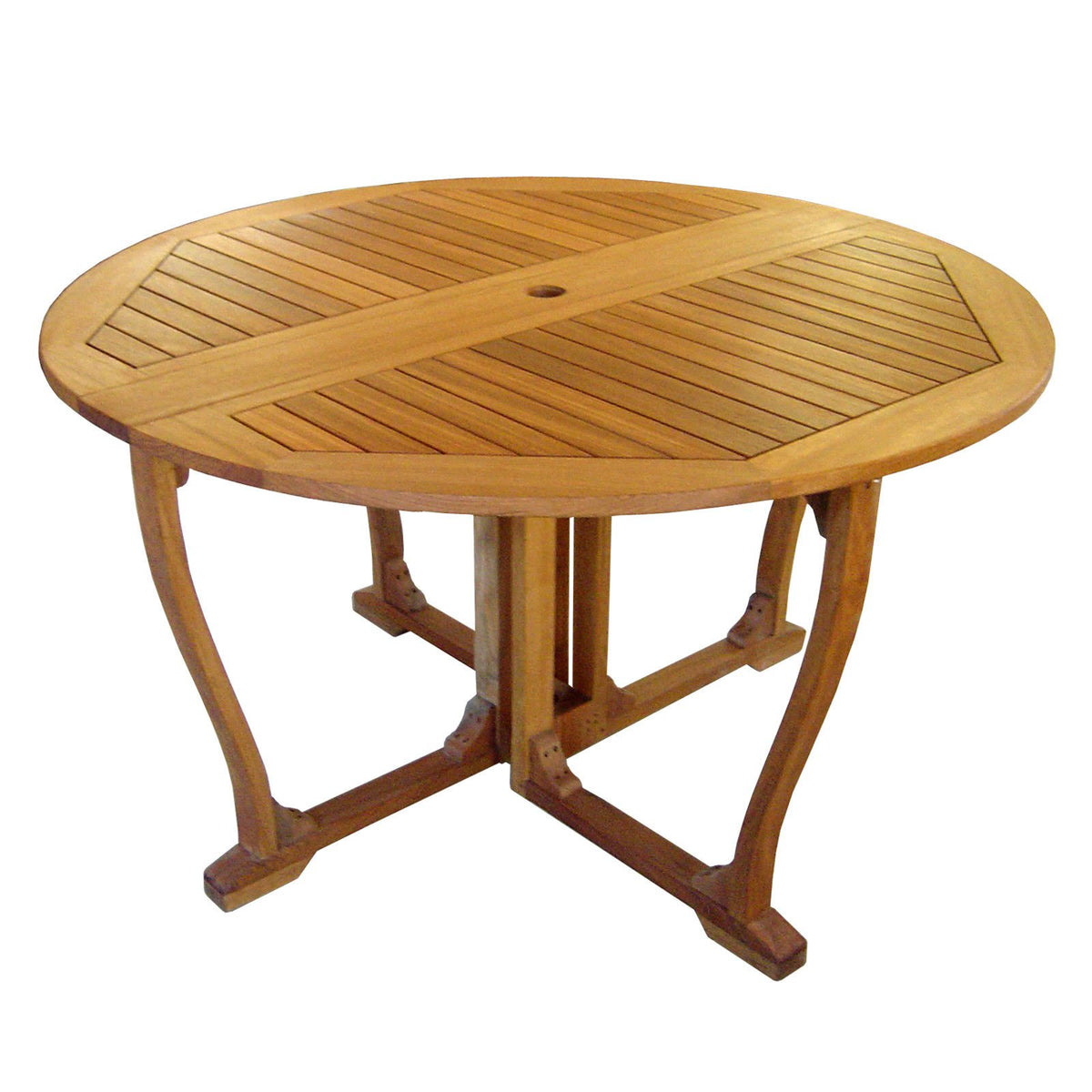 Round Wood Gate Leg Table K4408