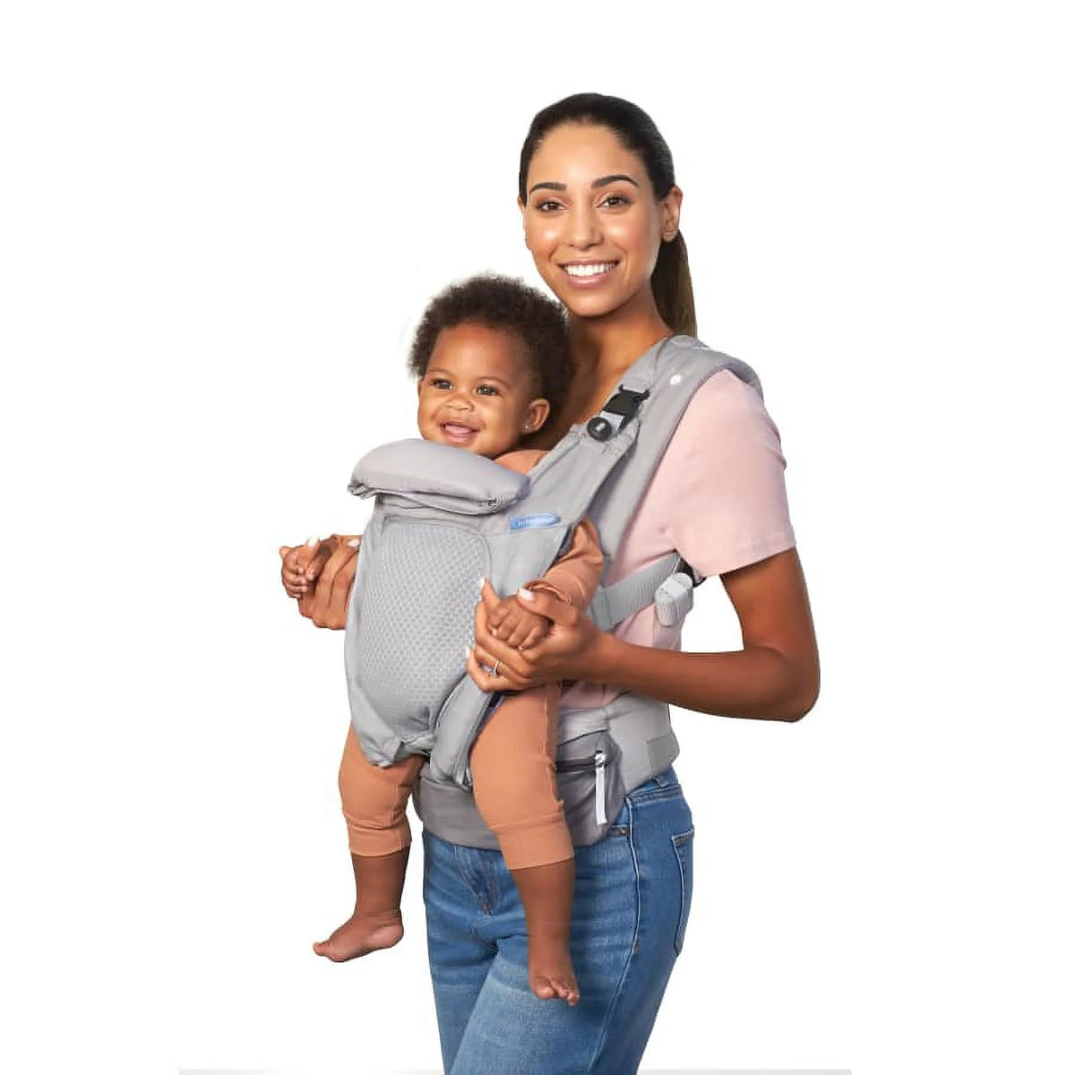 Gray 4-Position Ergonomic Baby Carrier L3631