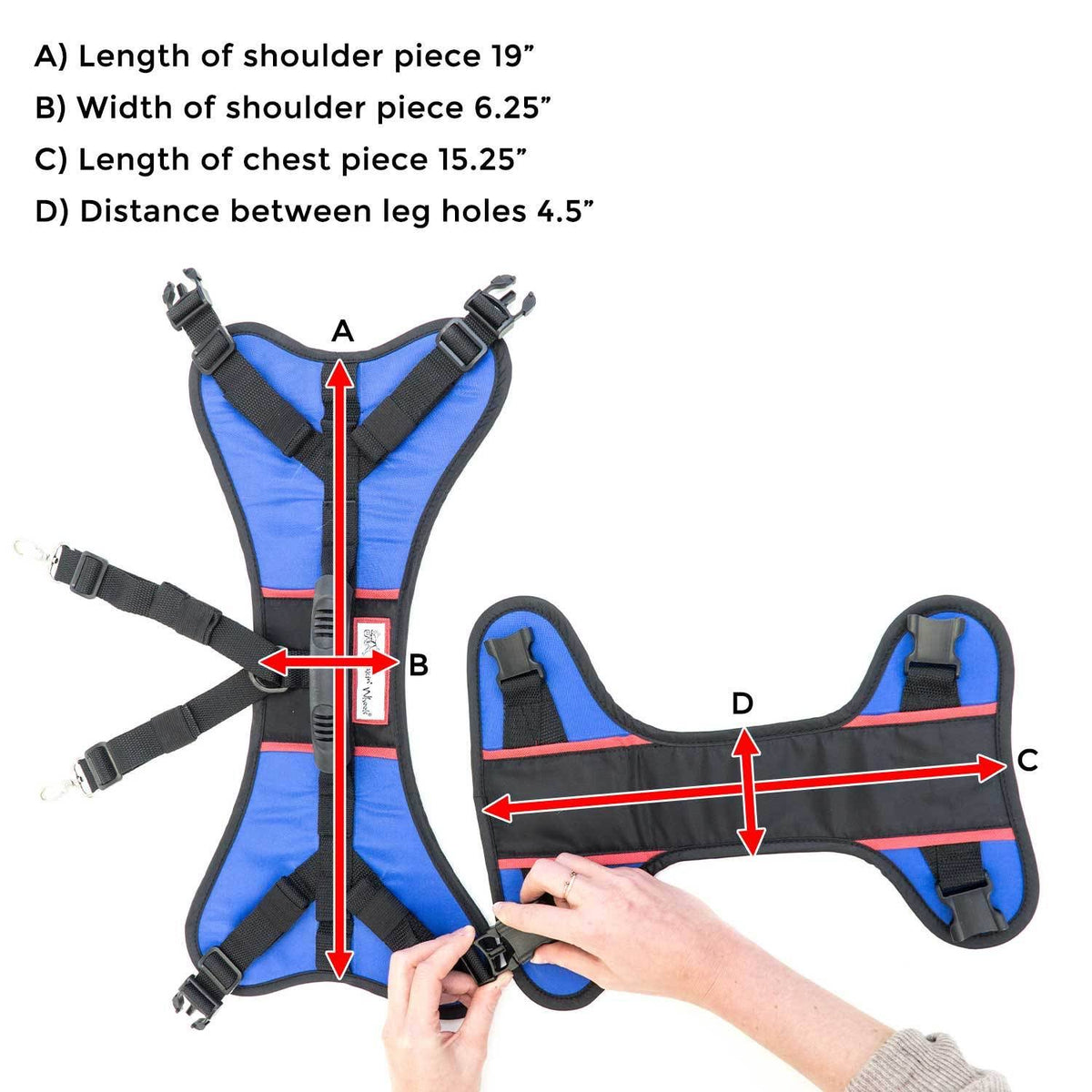 Blind Dog Halo Harness for Pets Over 30 lbs B981174