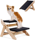 2 in 1 Foldable Wooden Non Slip Pet Stairs G726453