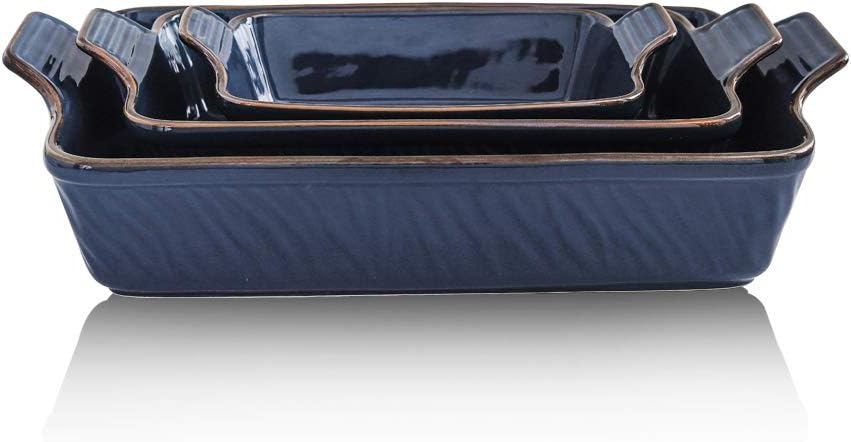 Ceramic Baking Dish Set, 3 Piece, 9 x 13 Inches F928902