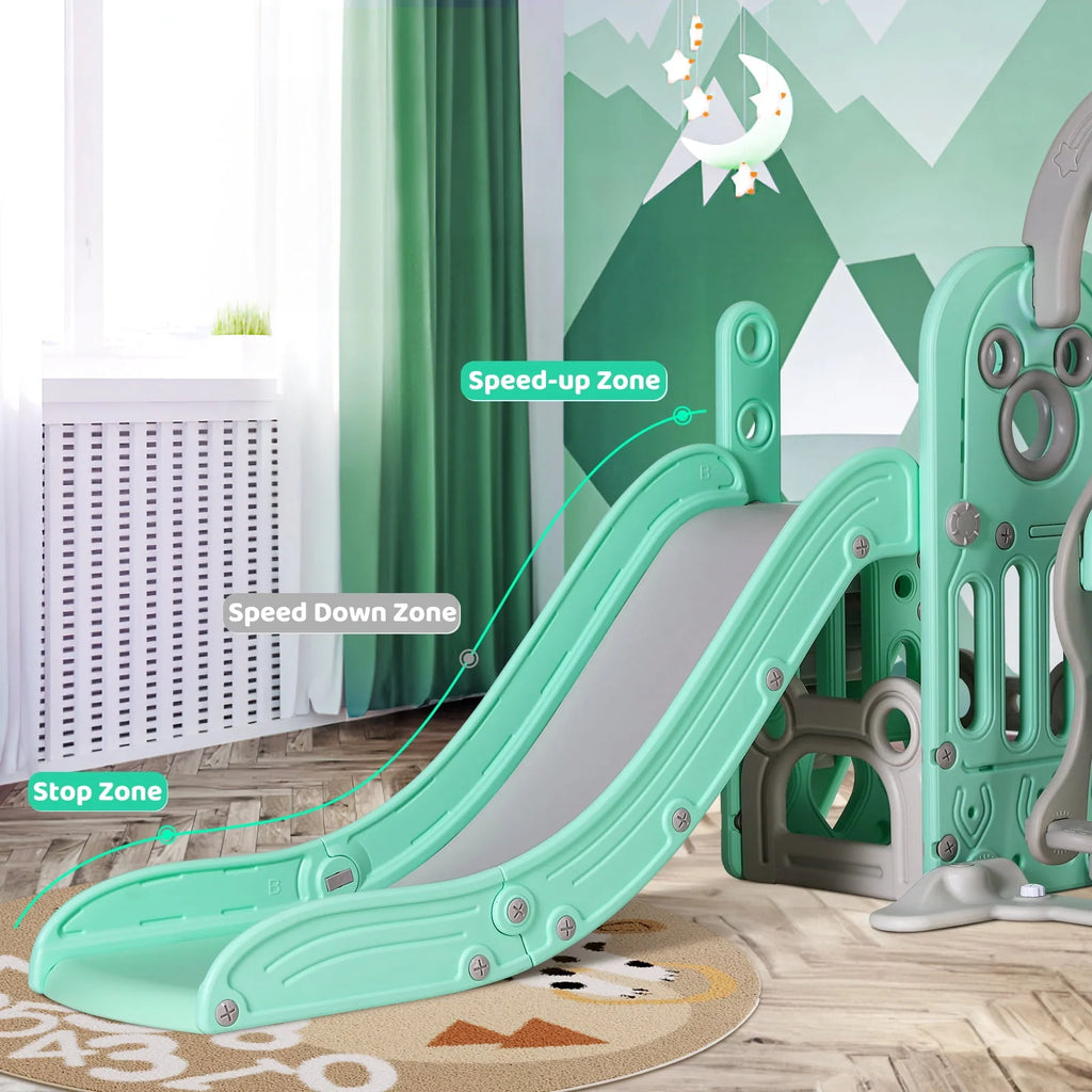 5 in 1 Toddler Swing and Slide Set H67673