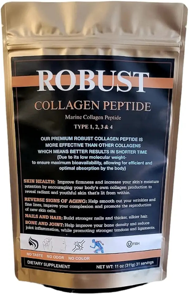 Hydrolyzed Marine Collagen Peptide Type 1, 2, 3 and 4 11 Ounce W72453