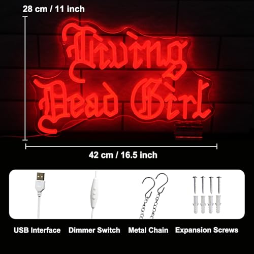Red Letter LED Neon Sign P339
