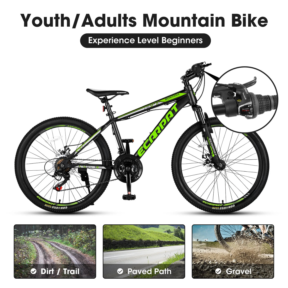 24 inch 21-Speed Aluminium Mountain Bike F5654