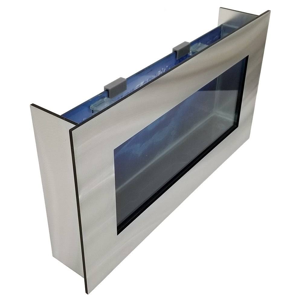 Brushed Silver Wall Mounted Aquarium M506955