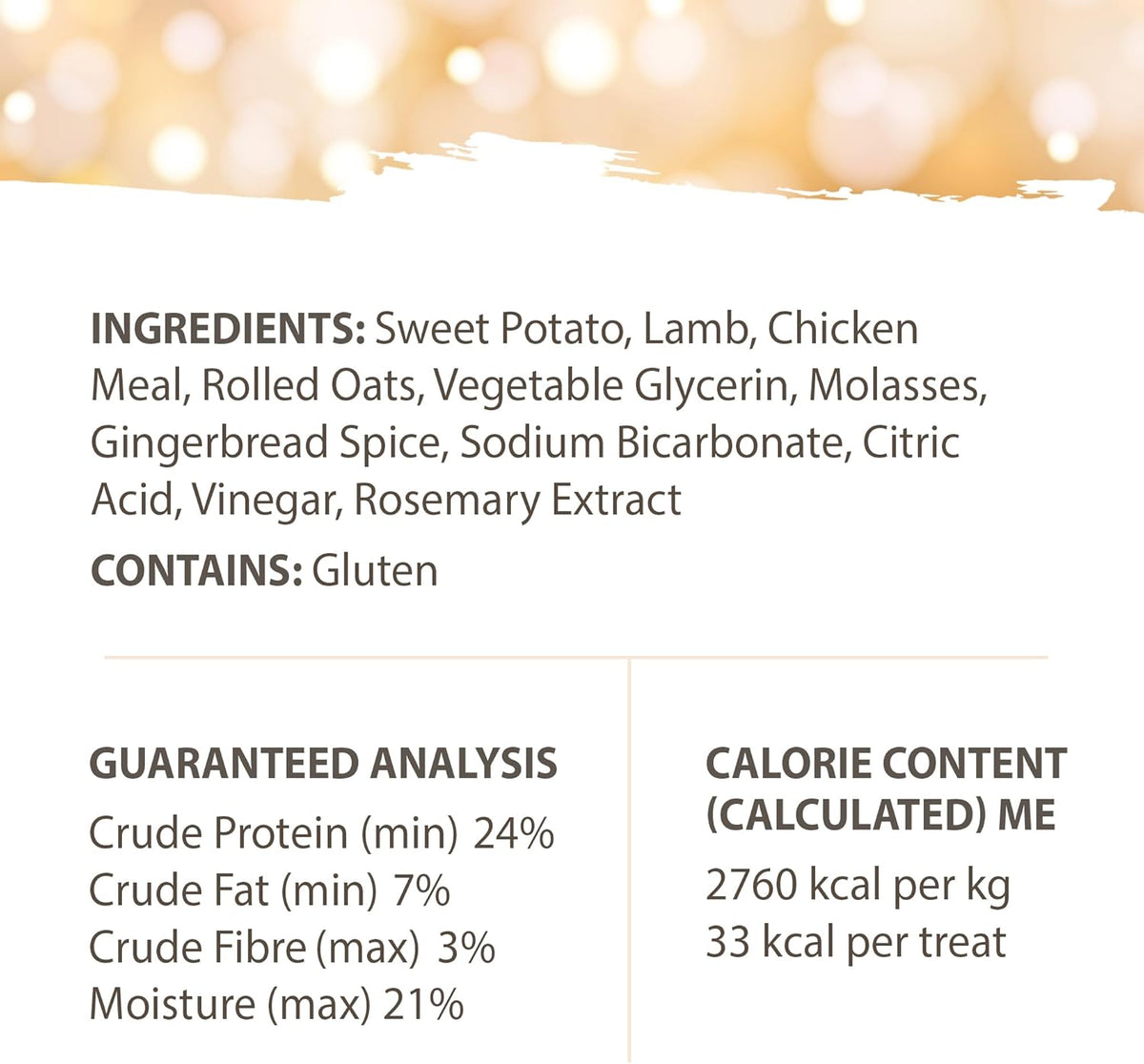 Protein Holiday Cookie Gingerbread & Lamb 270 GRAMS T452092