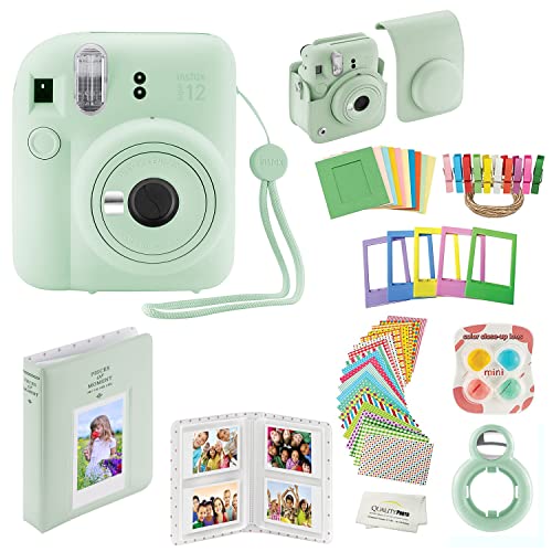 Lilac Purple Instant Camera with Case and Accessory Kit Y69003