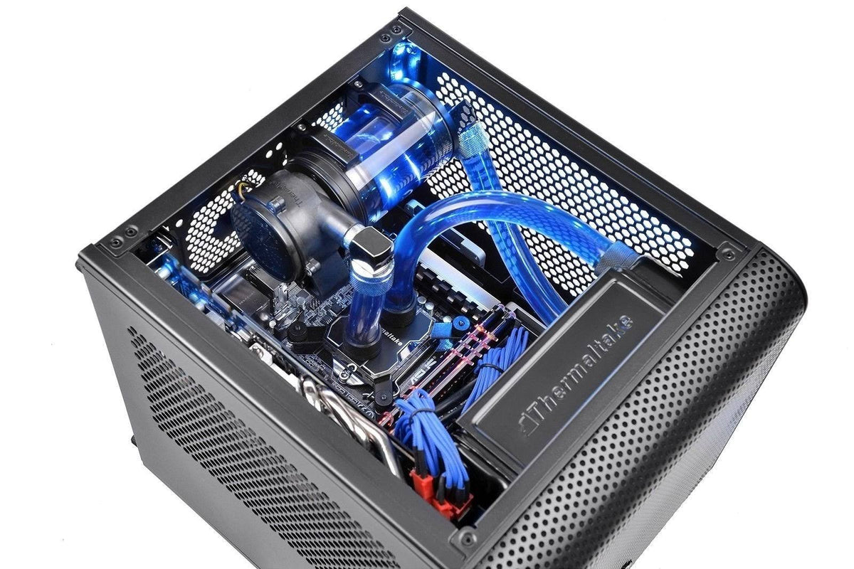 Black Mini-ITX Mini-Tower Computer Case P4189
