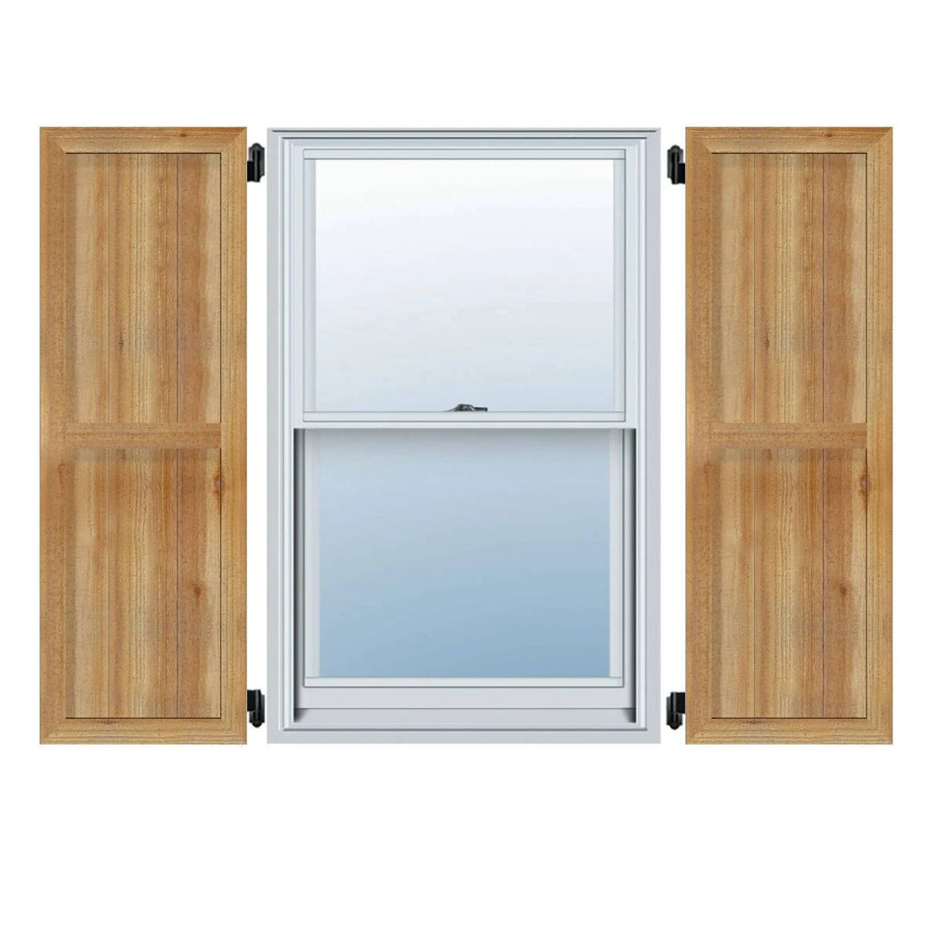 Rough Sawn Framed Board-n-Batten Shutters A6640