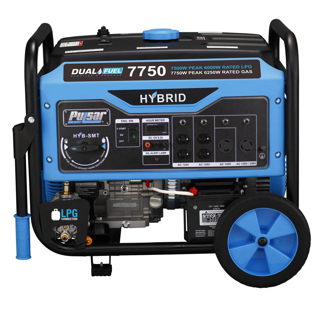 7750-Watt Dual Fuel Portable Generator with Electric Start Q2479