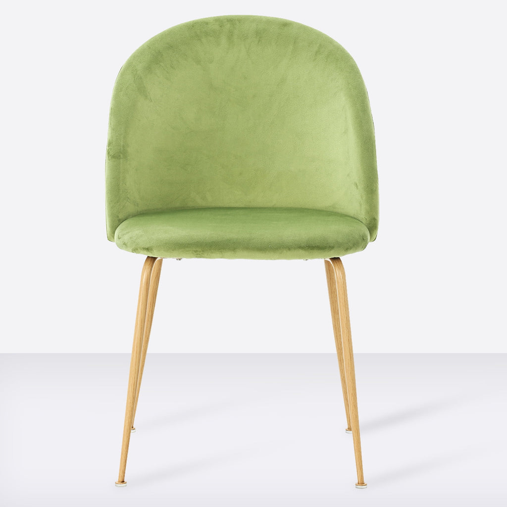 Green Velvet Dining Chairs Set of 4 G898