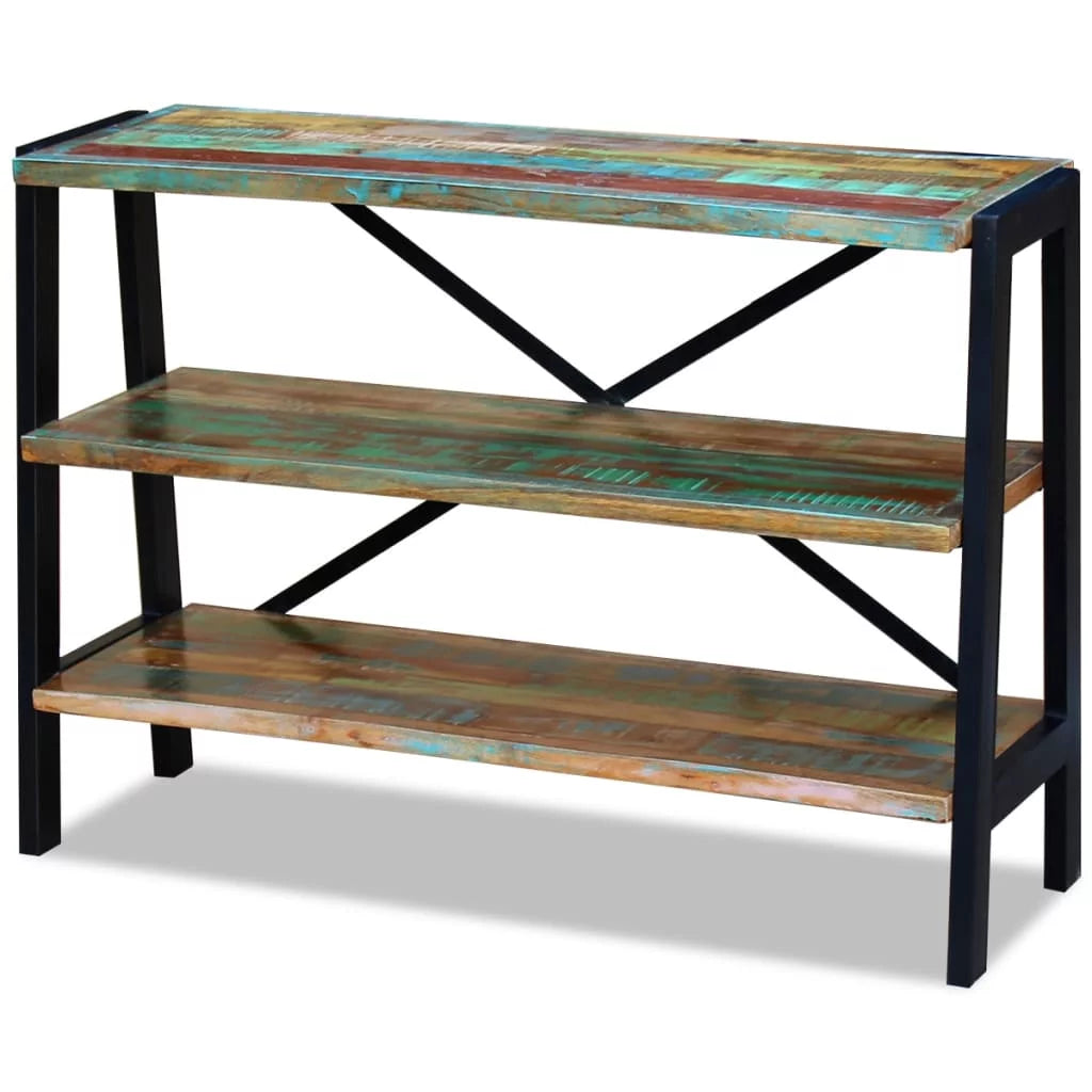 Sideboard 3 Shelves Solid Reclaimed Wood L449