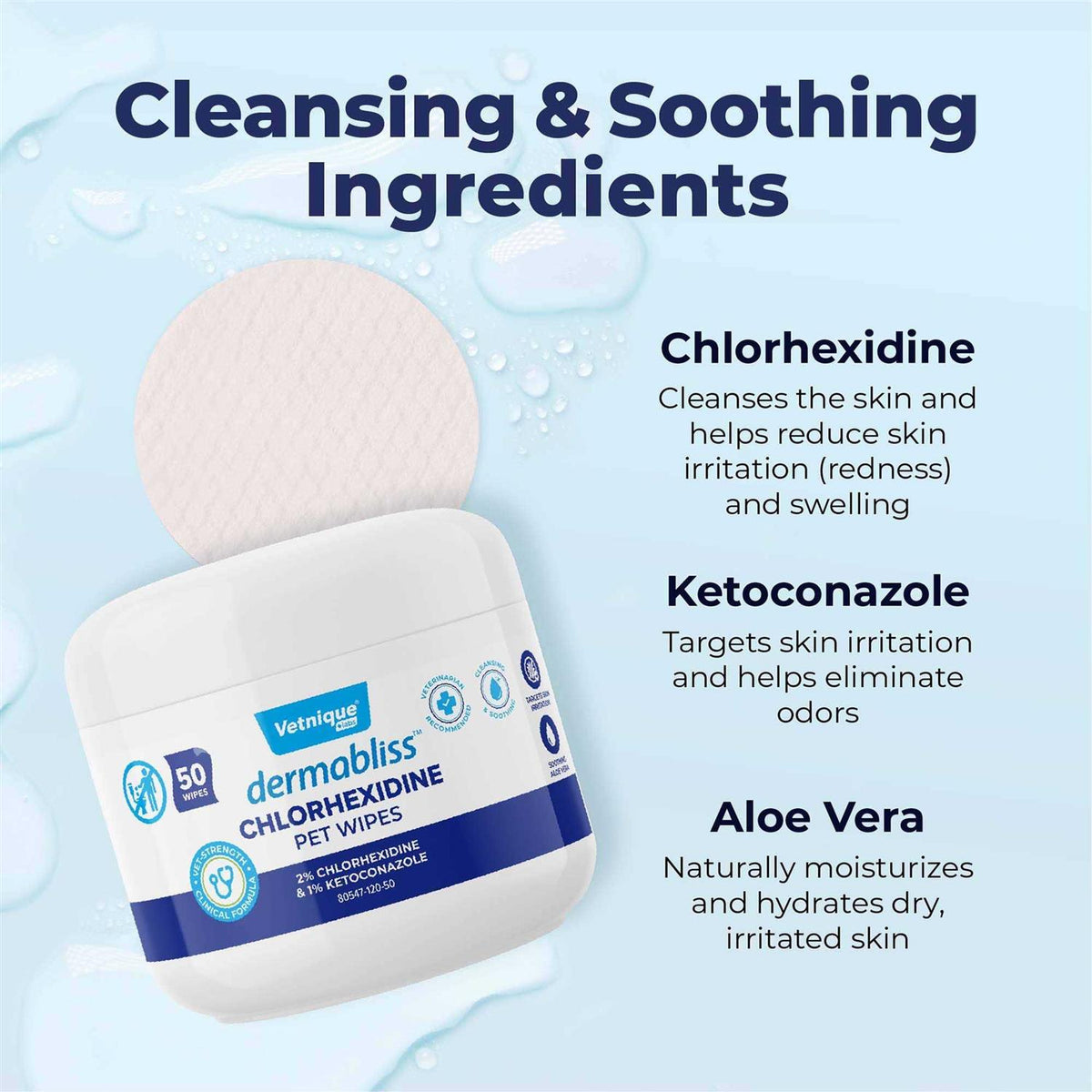 Anti-Bacterial & Anti-Fungal Wipes D2315