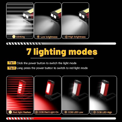 Rechargeable LED Magnetic Work Light 2 Pack O949