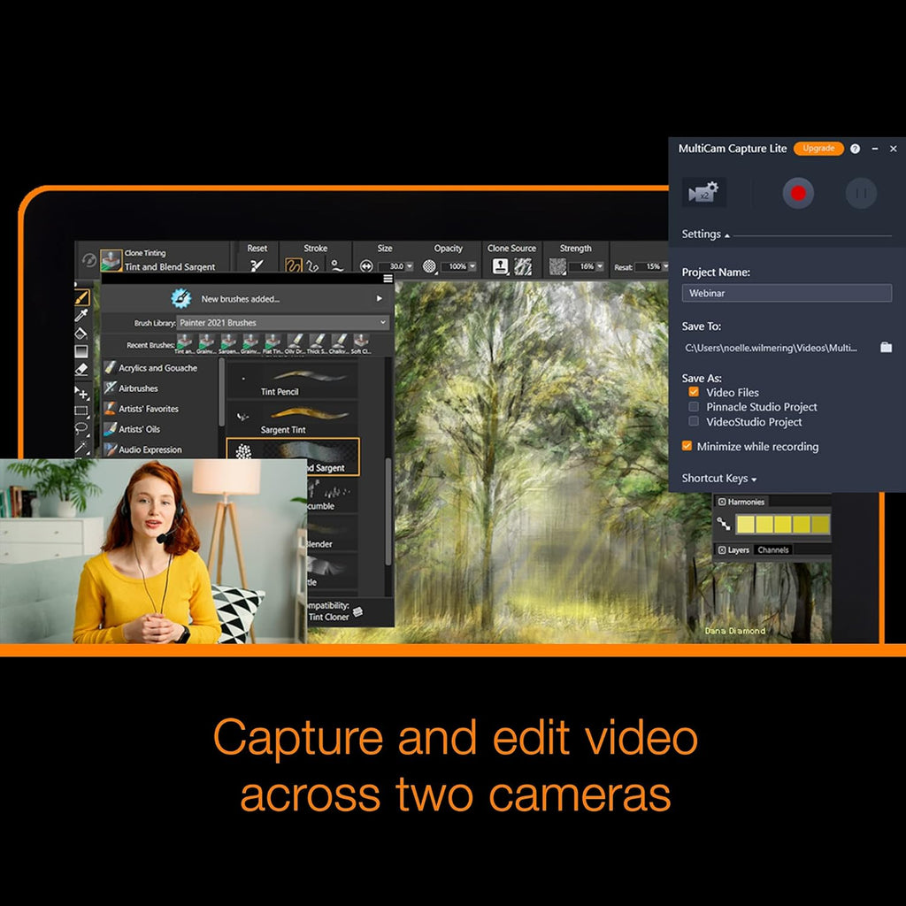Video Editing & Screen Recording Software [PC Download] J2465