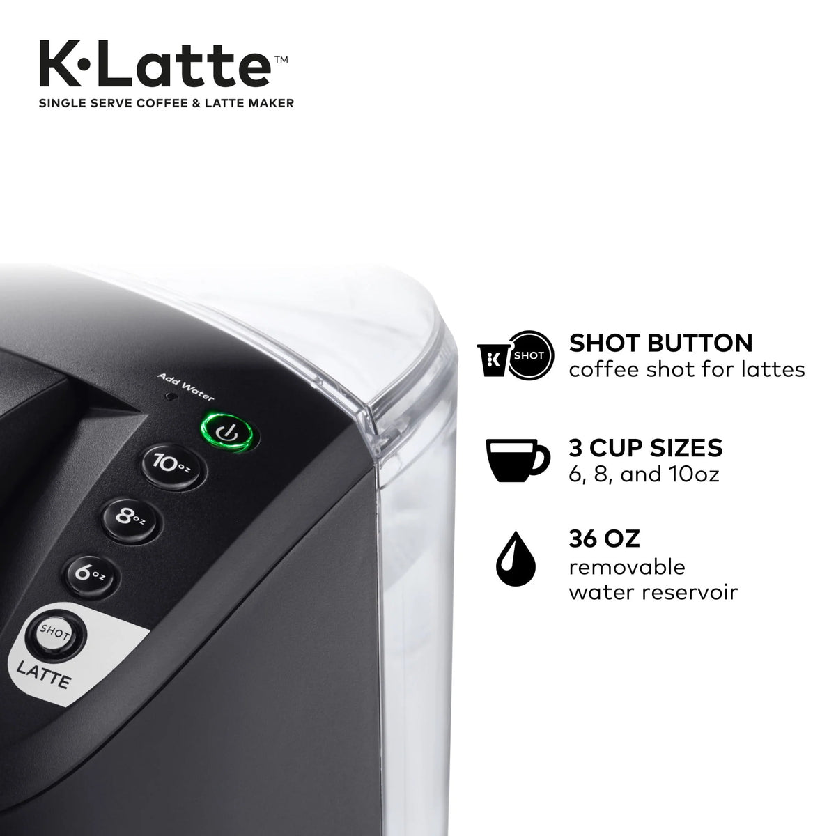 Single Serve K-Cup Coffee and Latte Maker Q1411