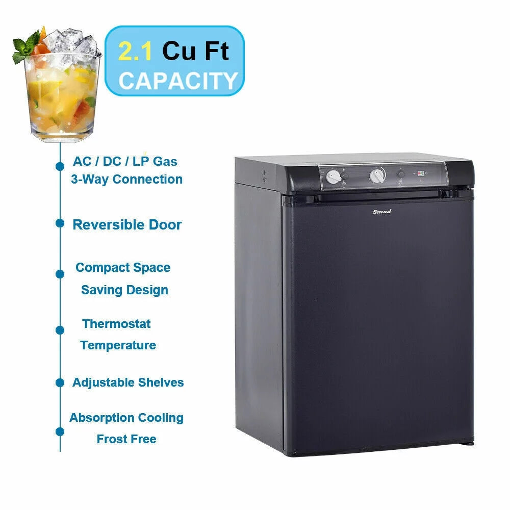2.1 Cu ft Gas Portable Refrigerator P665613