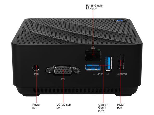 Desktop Computer Pentium Silver N5000 4 GB Ram 64 GB SSD 500GB HDD Y294