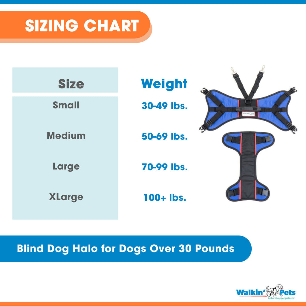 Blind Dog Halo Harness for Pets Over 30 lbs B981174