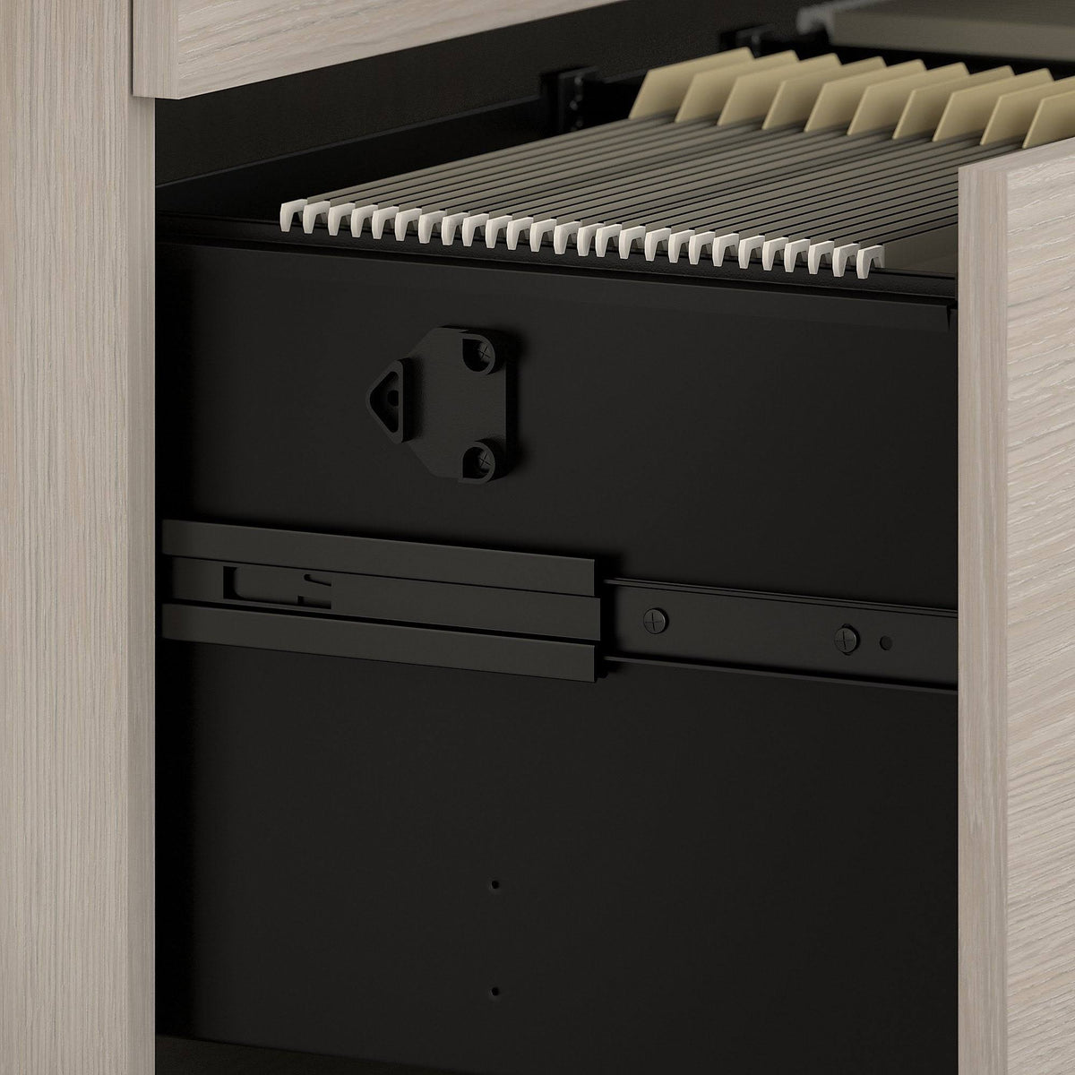 Storm Gray Lateral File Cabinet X601079
