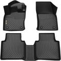 Black Heavy Duty All Weather Front and Rear Car Floor Mats A1067
