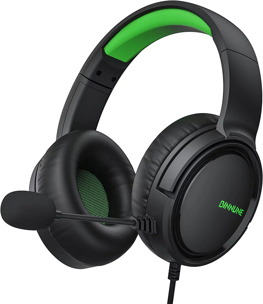 Green Gaming Headset with Microphone O79556