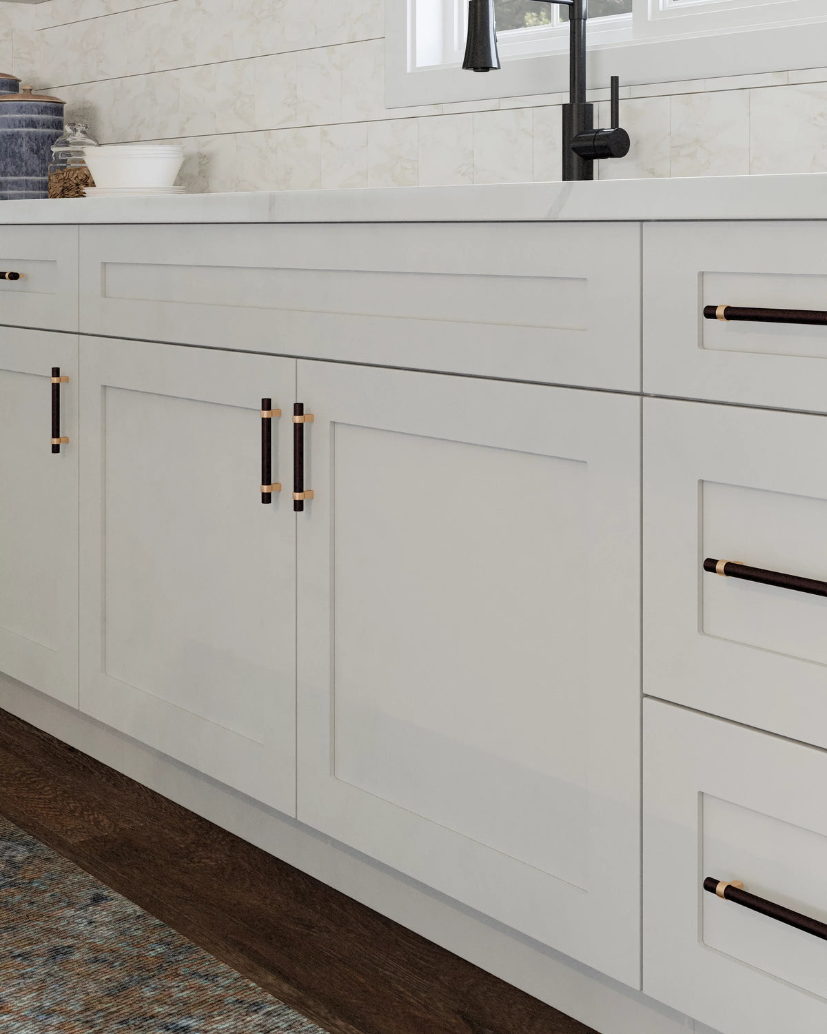 White Shaker Tall Wall Kitchen Cabinet 30x24x12 F957