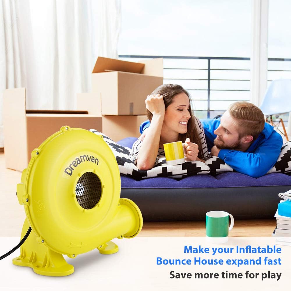 Yellow Commercial Inflatable Blower 750W 1HP V724385