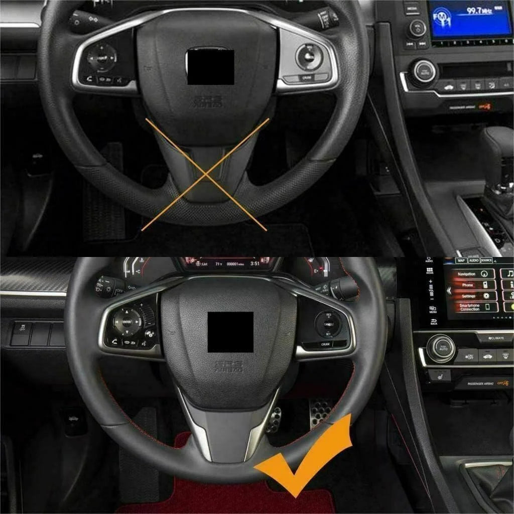 Interior Center Console Dashboard Panel Headlight Switch Steering Wheel AC Vent Cover Trim Combo Kit E5454