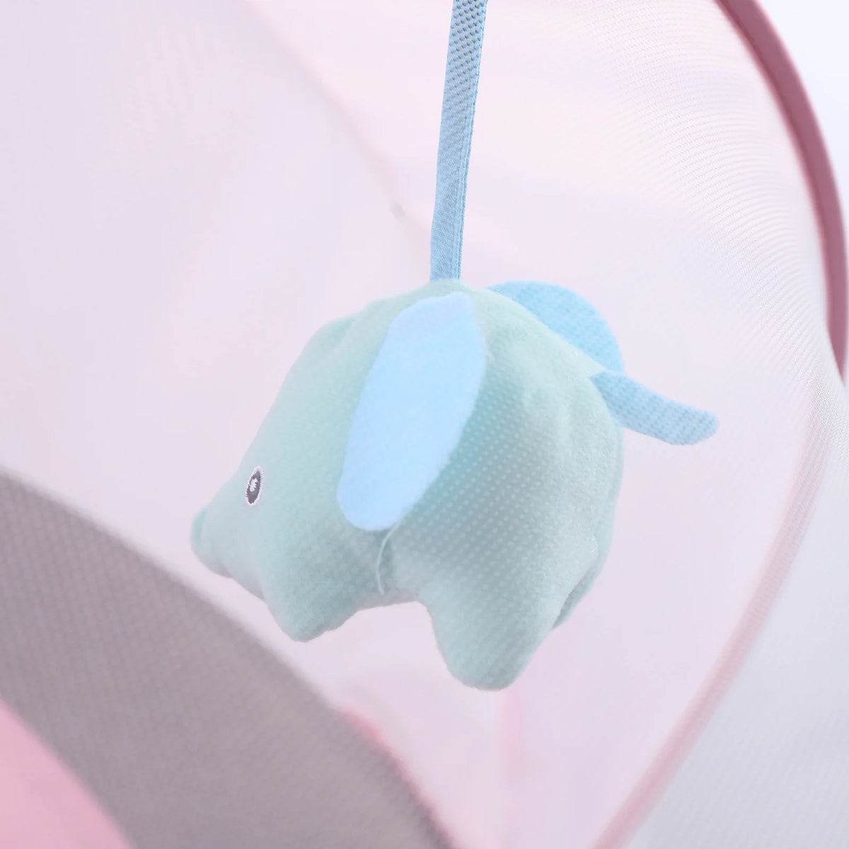 Blue Foldable Infant Swing Chair with Music Remote Control M208806