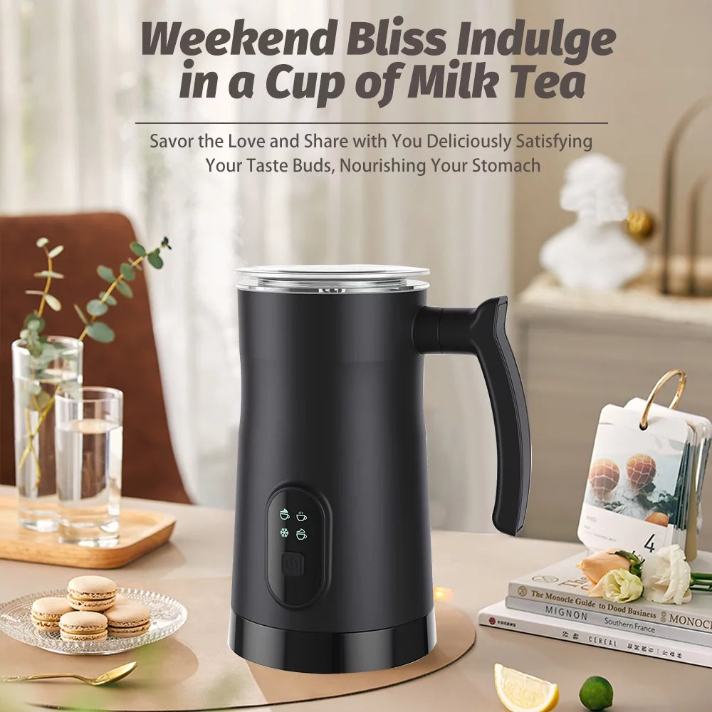 Electric Milk Frother and Steamer 4 in 1 400W 350ml E6302