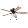 Bronze Indoor Ceiling Fan with Light N2461