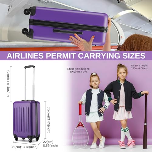 20 Inch Hardside Spinner Suitcase K574405