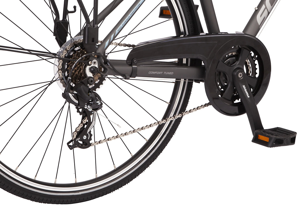21 Speeds Hybrid Bike 700c Wheels Grey Y9945