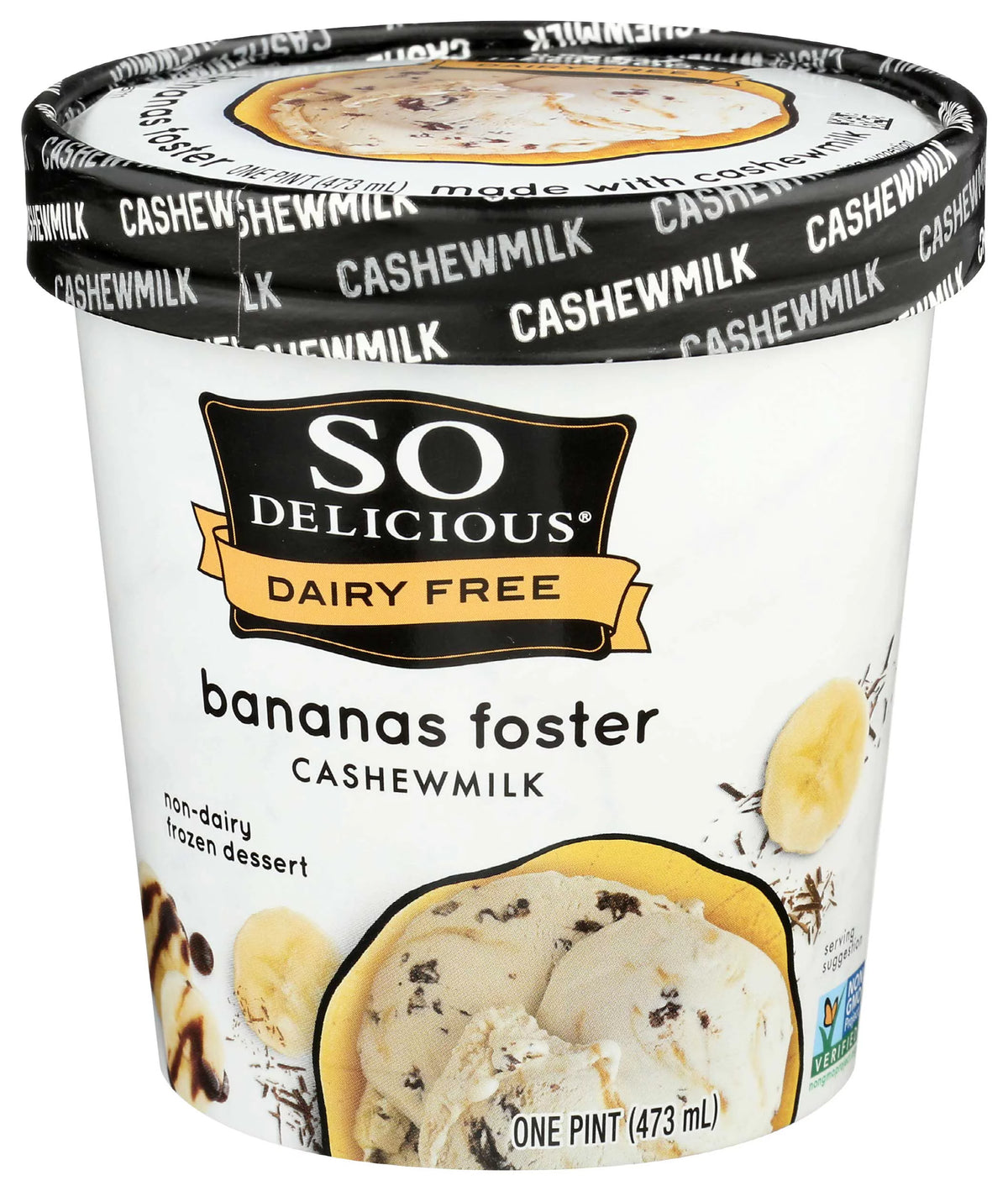 Chocolate Dairy Free Frozen Dessert 1 Pt. Carton C490