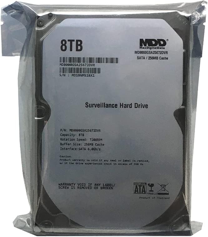 8TB 7200 RPM 256MB Cache SATA 6.0Gb/s 3.5inch Internal Hard Drive H936