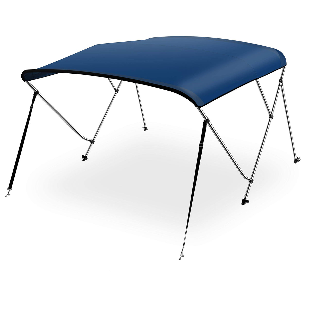 3 Bow Bimini Top with Marine-Grade 600d Polyester Canvas (Navy Blue) A74449