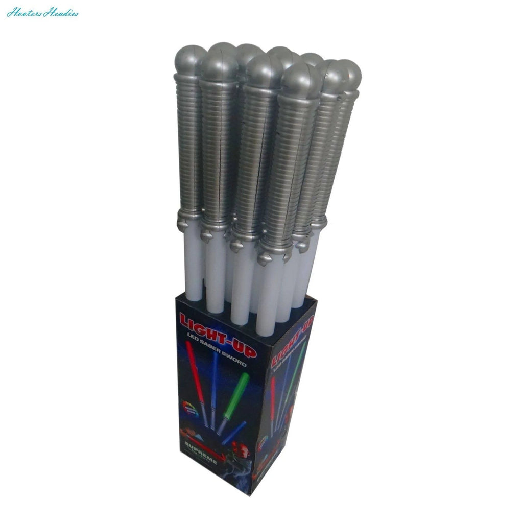 12 Pack Glow in The Dark LED Light Sabers G4373