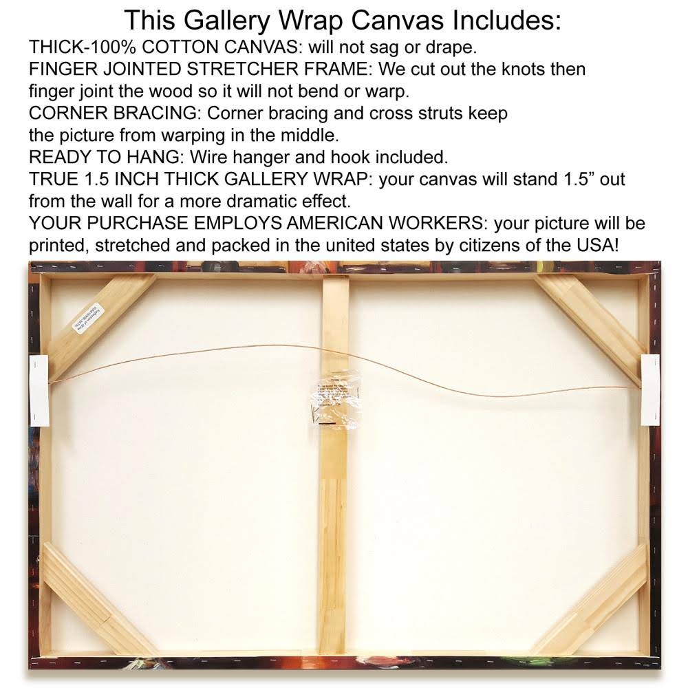 Fine Art Giclee Print on Gallery Wrap Canvas X788