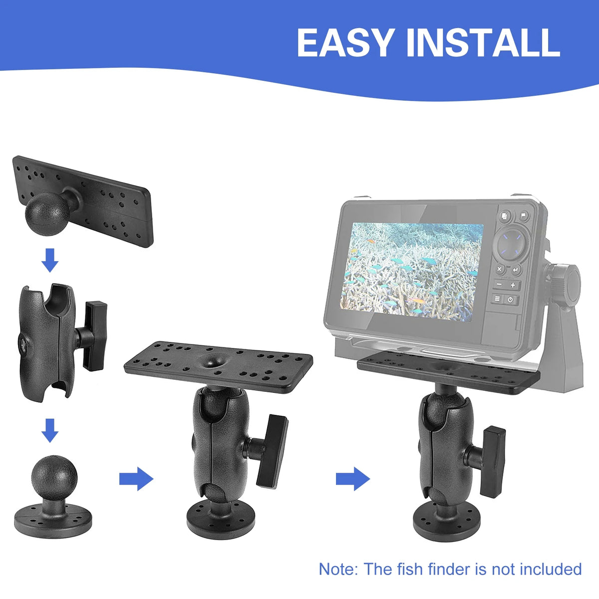 Portable Kayak Fish Finder Mount F19433