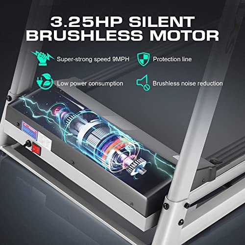 Smart Folding Treadmill Machine with TV Screen and WiFi N8482
