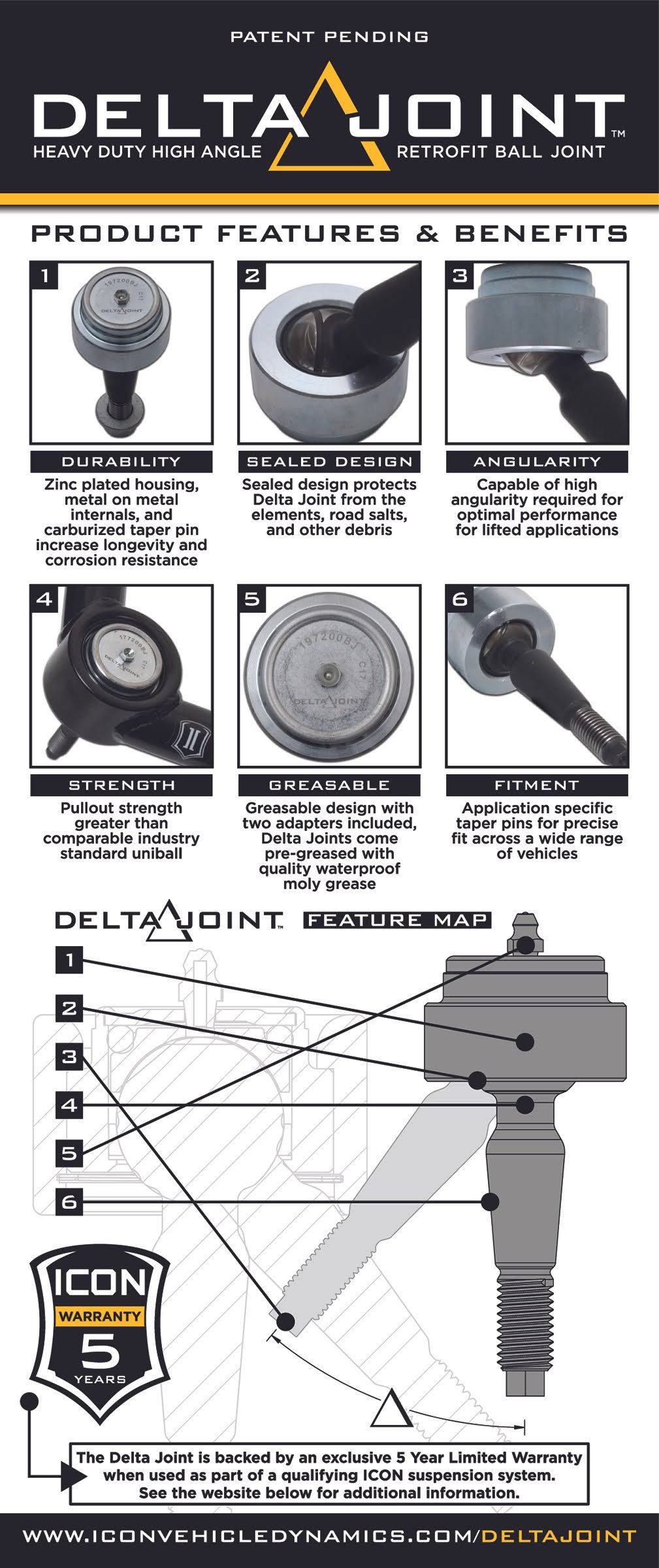 Tubular Uca DJ Kit Toyota D235848