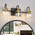 Black Gold 3 Light Bathroom Vanity Light R455